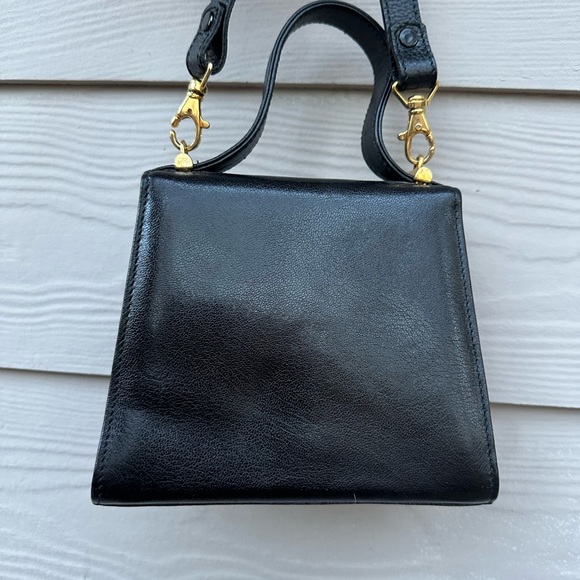 cacharel black leather crossbody - Picture 5 of 16